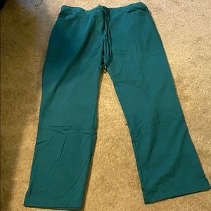 Hunter green scrub bottoms